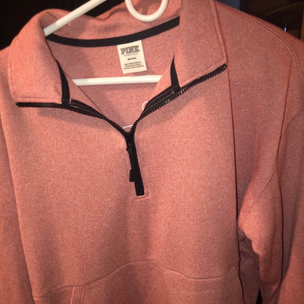 Pink 3/4 Zip up